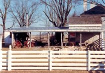 Smokehouse and forge, Belle Grove